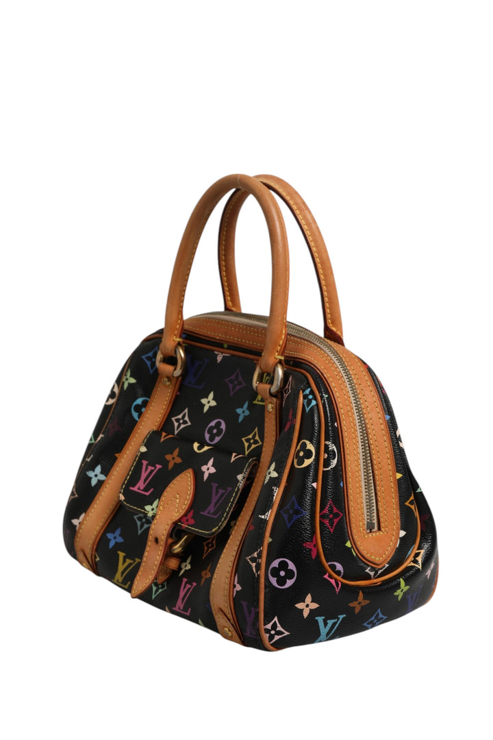 Black Monogram Multicolor Canvas Priscilla Handbag Louis Vuitton