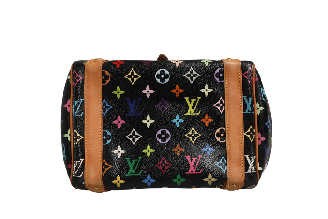 Black Monogram Multicolor Canvas Priscilla Handbag Louis Vuitton