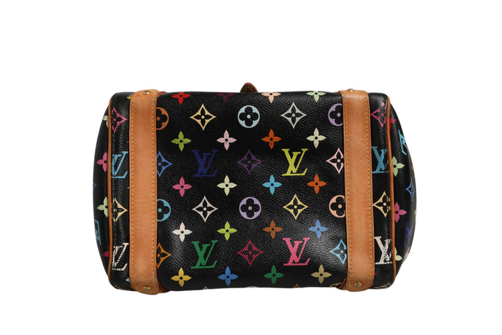 Black Monogram Multicolor Canvas Priscilla Handbag Louis Vuitton