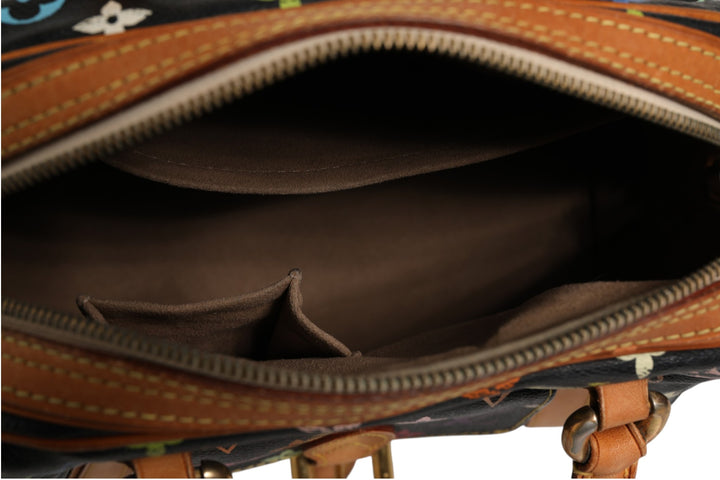 Black Monogram Multicolor Canvas Priscilla Handbag Louis Vuitton