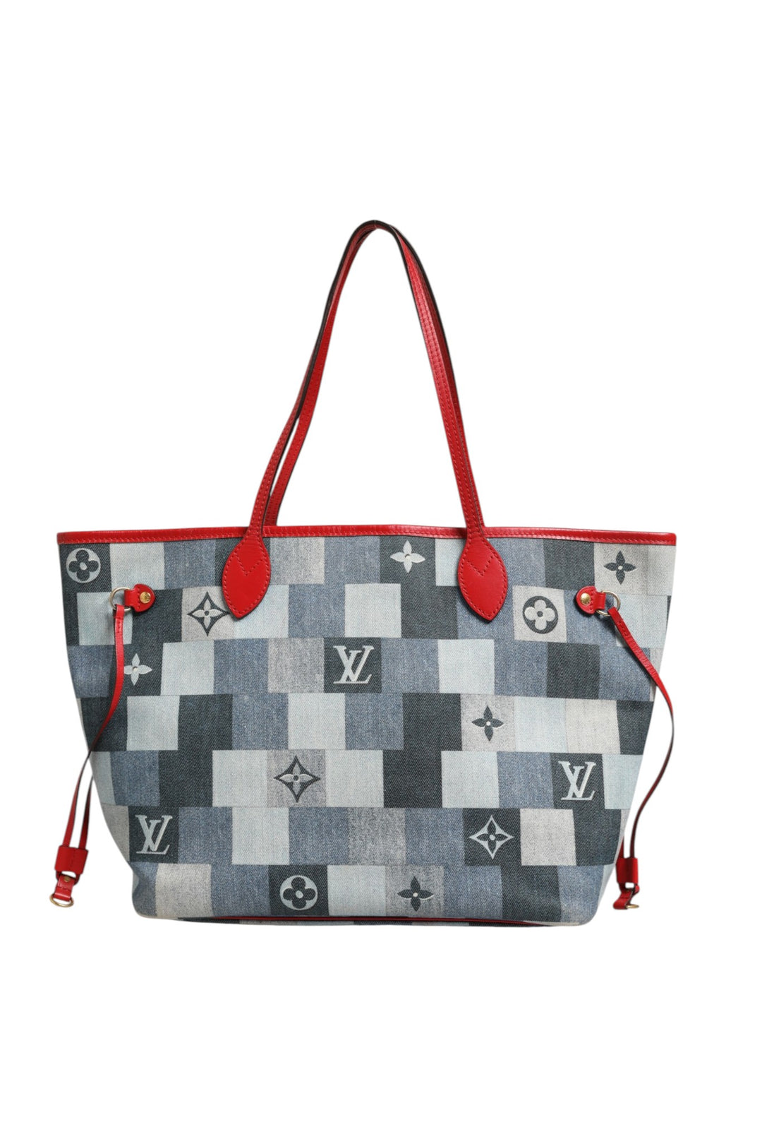 Neverfull Patchwork Monogram Denim Tote Bag Louis Vuitton