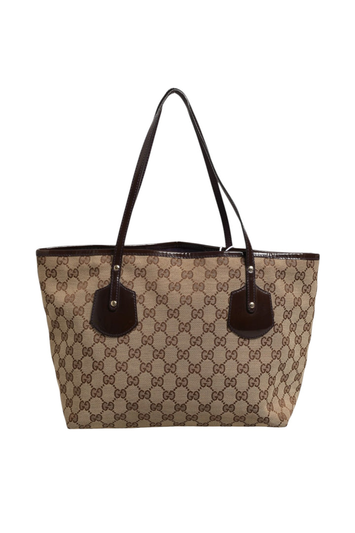 Beige Canvas Medium Jolie Charm Tote Bag Gucci
