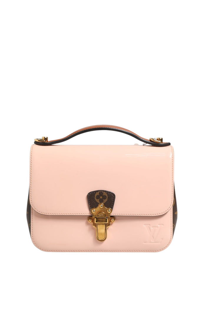 Pink Vernis and Monogram Canvas Cherrywood BB Shoulder Bag Louis Vuitton