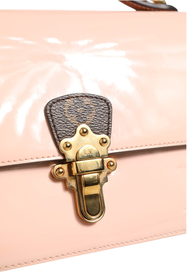 Pink Vernis and Monogram Canvas Cherrywood BB Shoulder Bag Louis Vuitton