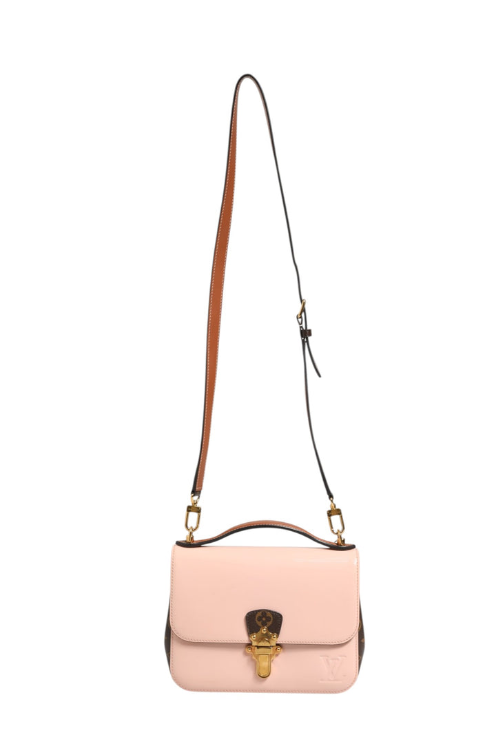 Pink Vernis and Monogram Canvas Cherrywood BB Shoulder Bag Louis Vuitton