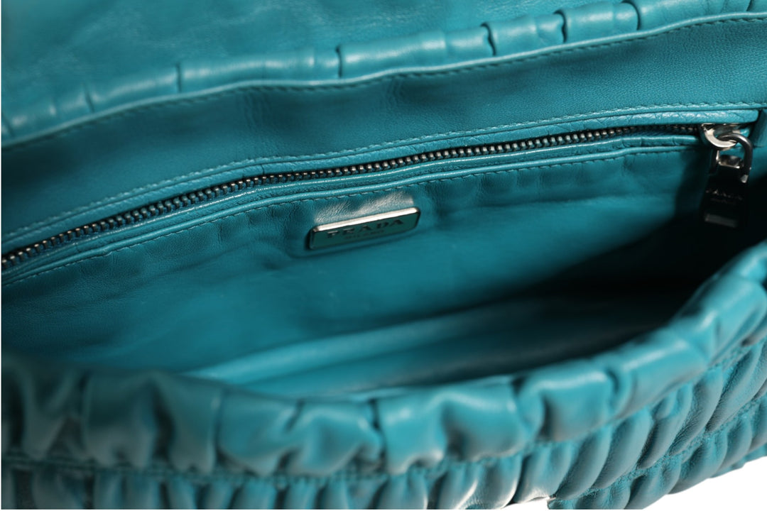 Nappa Gaufre Flap Bag Prada