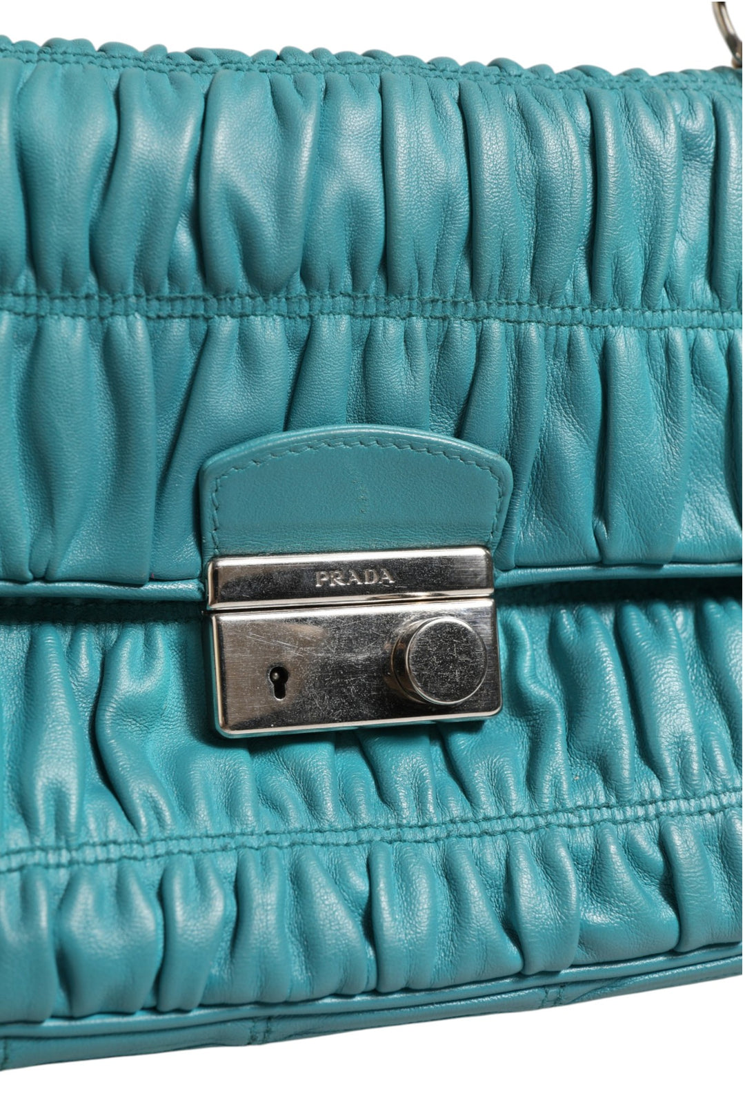 Nappa Gaufre Flap Bag Prada