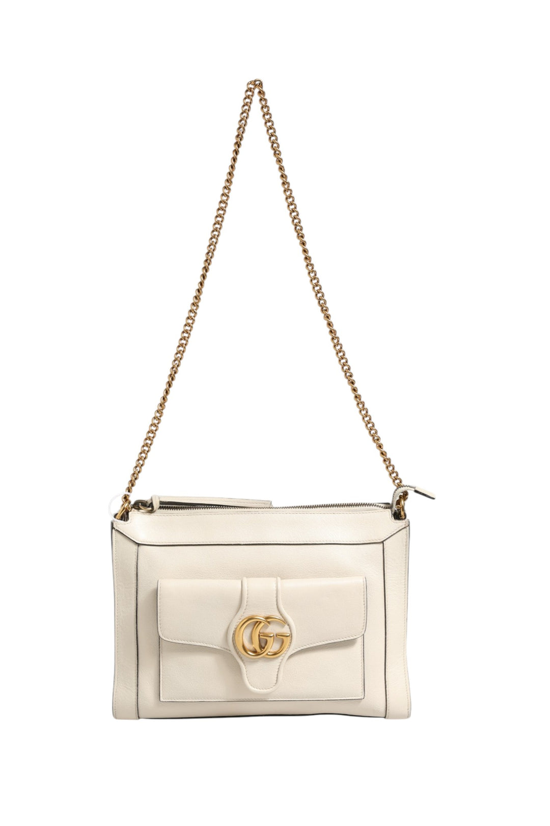 Arli Small Crossbody Bag White Leather Gucci