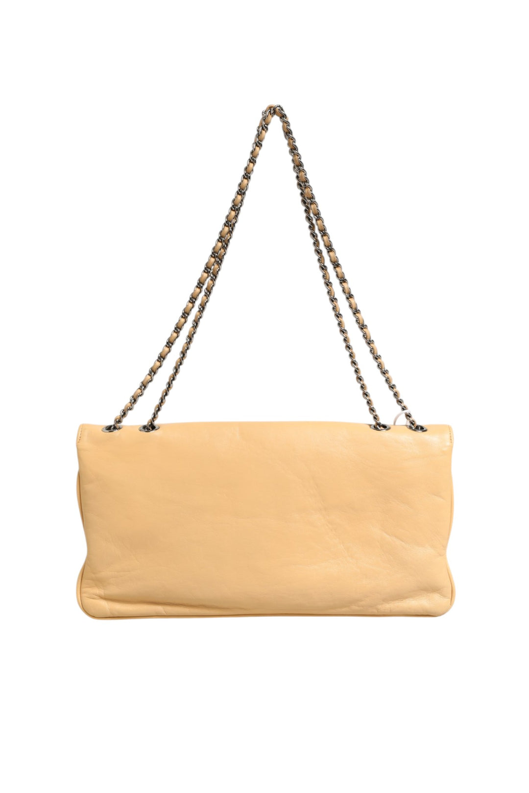 Beige Lambskin Giant Reissue Mademoiselle Lock Flap Bag Chanel