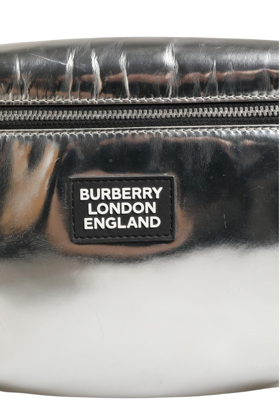Belt bag Silver in Synthetic Burberry