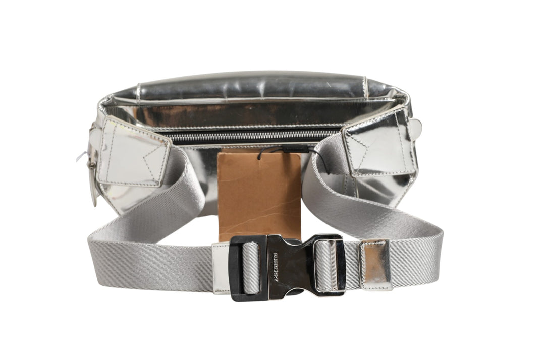 Belt bag Silver in Synthetic Burberry