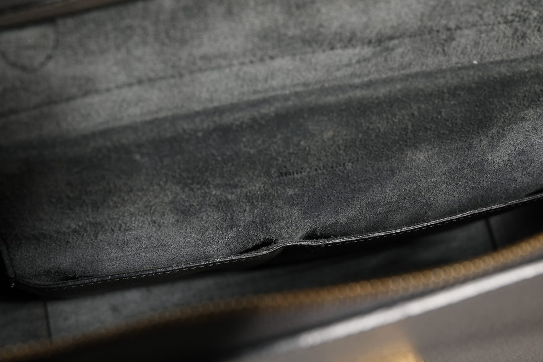 Nano Belt Bag in Grained Calfskin Grey Celine