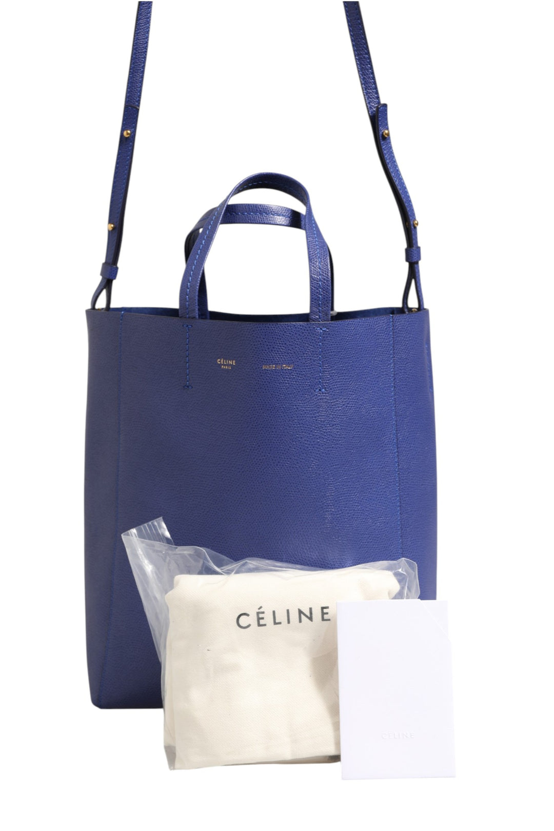 Blue with Gold Tote Bag Celine