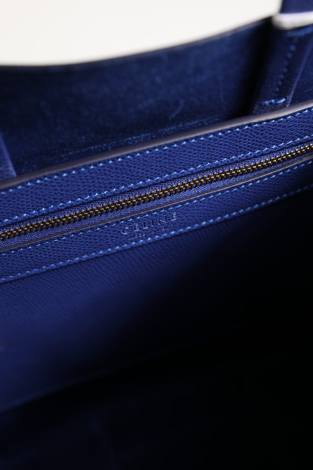 Blue with Gold Tote Bag Celine