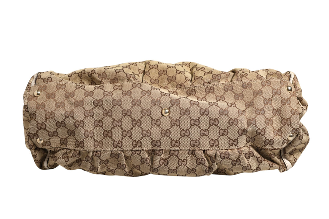 Canvas Abbey D Ring Shoulder Bag Gucci