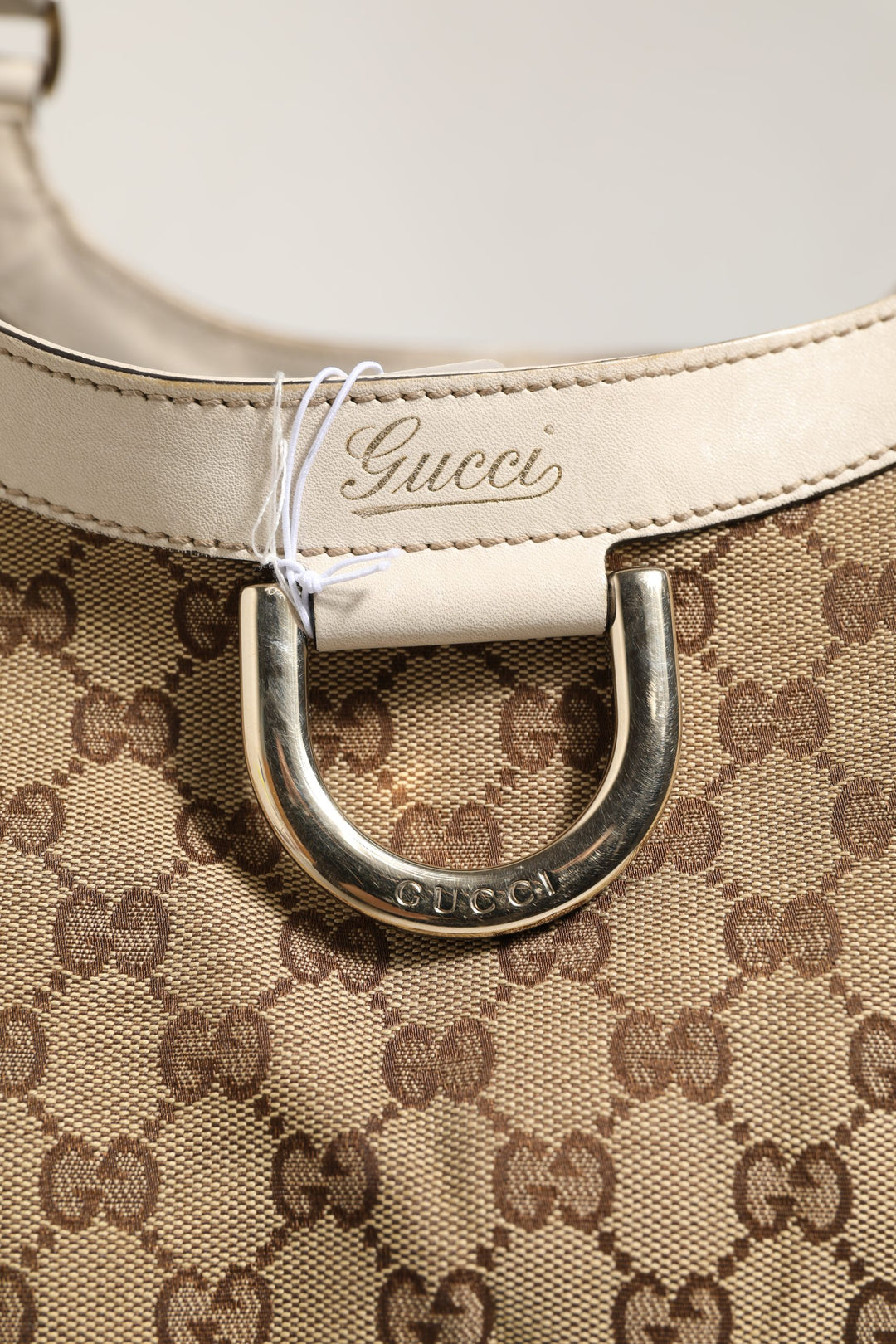 Canvas Abbey D Ring Shoulder Bag Gucci