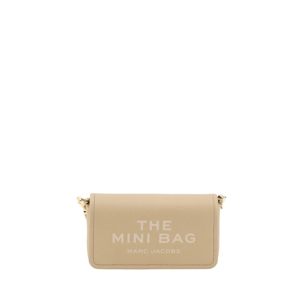 Beige Calf Leather Bos Taurus Shoulder Bag Marc Jacobs