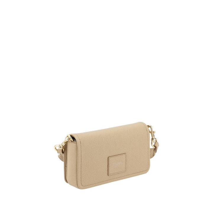 Beige Calf Leather Bos Taurus Shoulder Bag Marc Jacobs