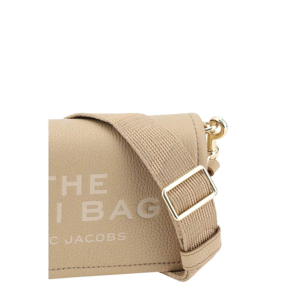 Beige Calf Leather Bos Taurus Shoulder Bag Marc Jacobs