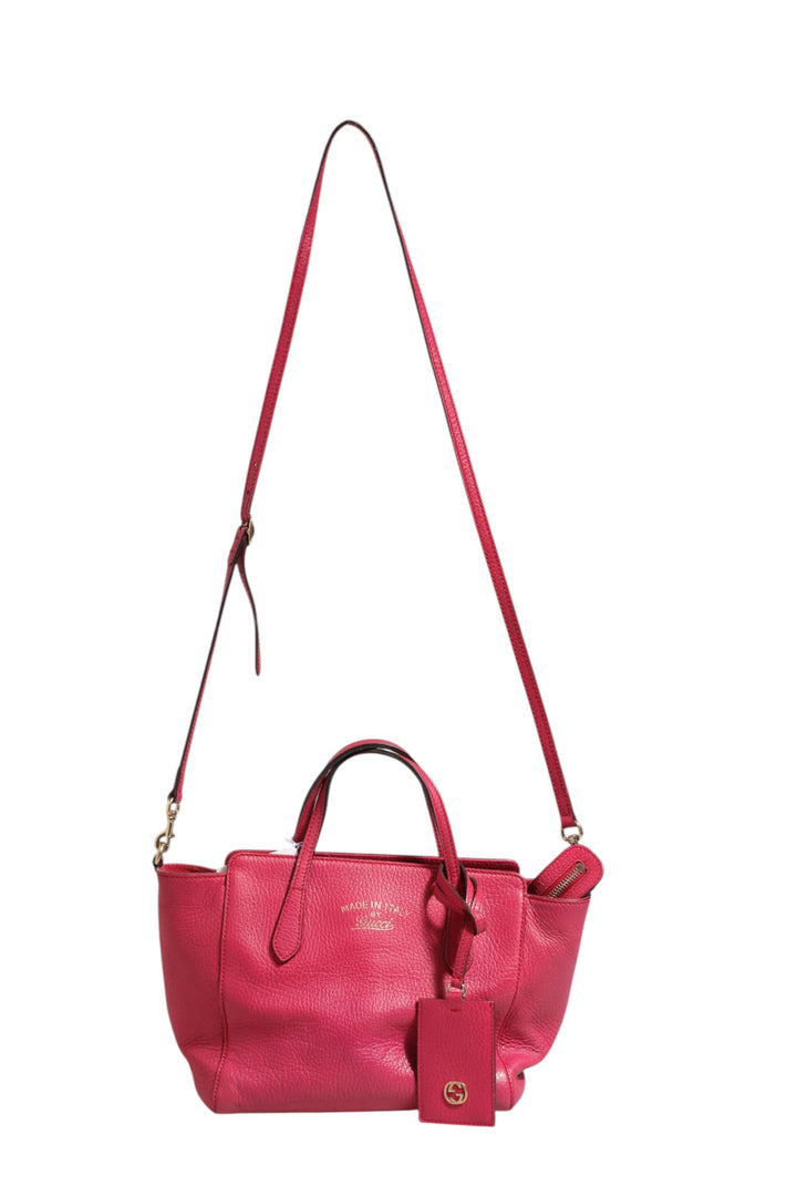 Swing Leather 2Way Tote Bag Gucci