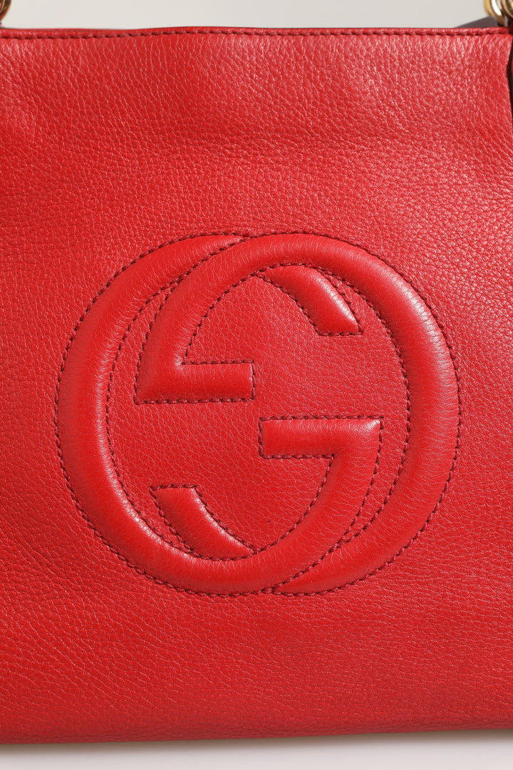 Soho Small Leather Tote Gucci
