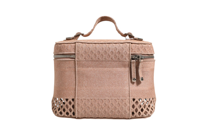 Mesh Embroidered Dior travel Vanity Case Christian Dior