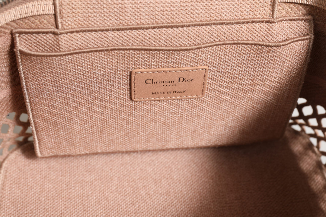 Mesh Embroidered Dior travel Vanity Case Christian Dior