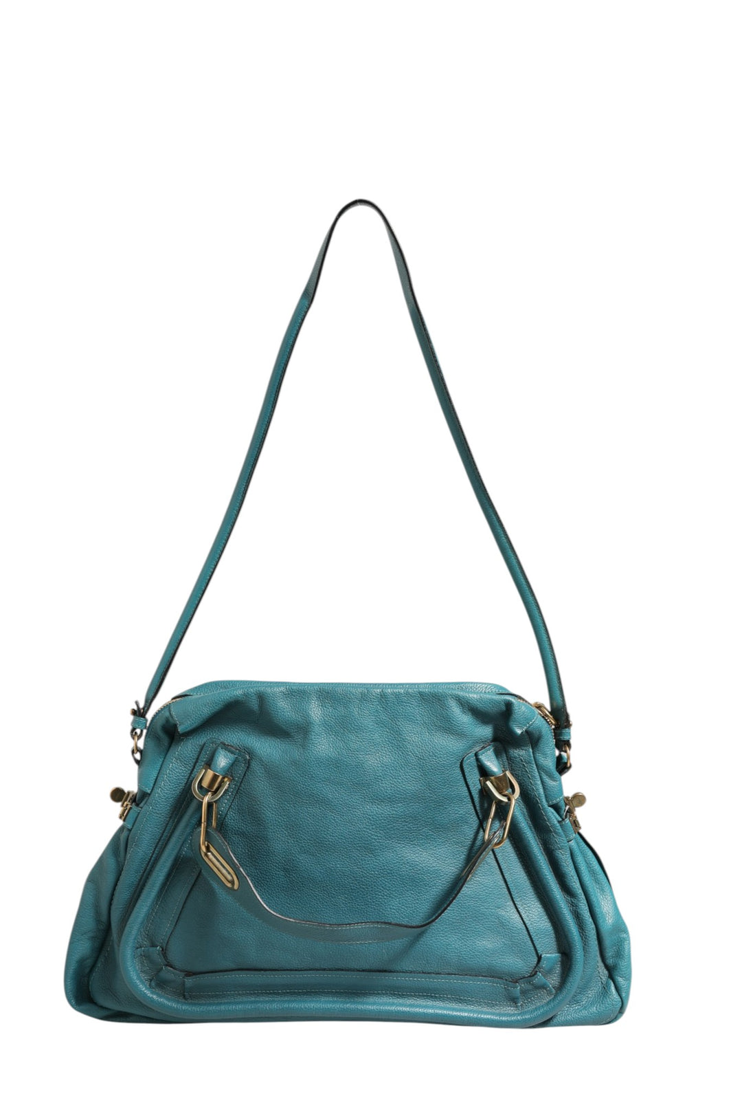 Paraty Bag in Aquamarine Leather Chloé