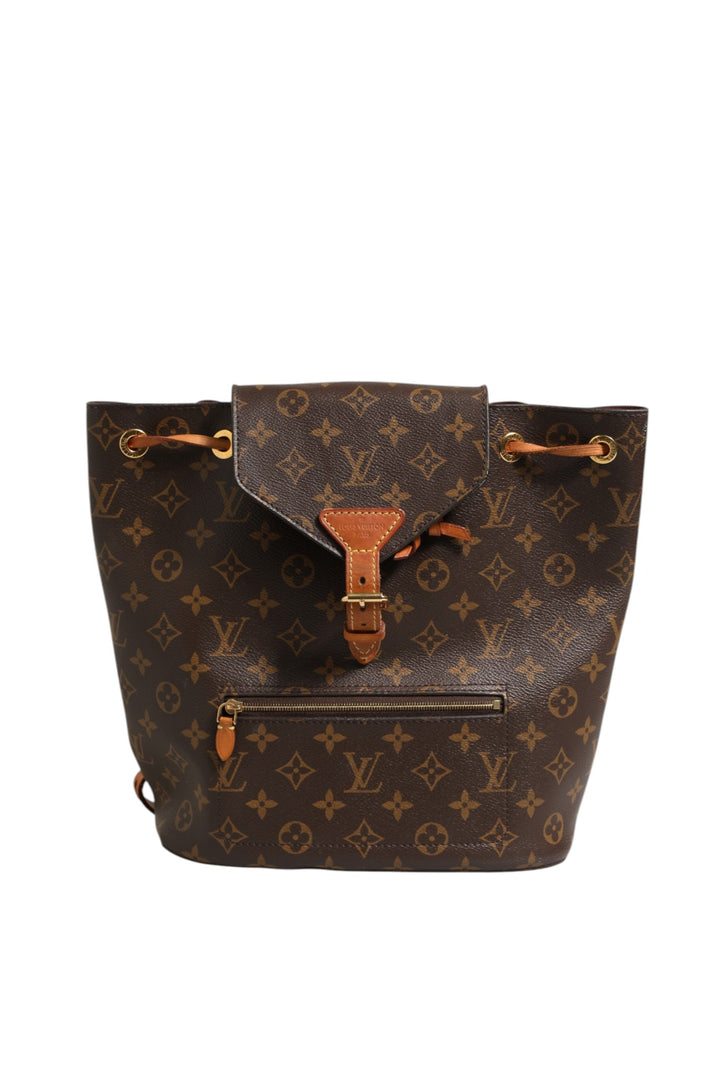 Monogram Canvas Montsouris Backpack Louis Vuitton