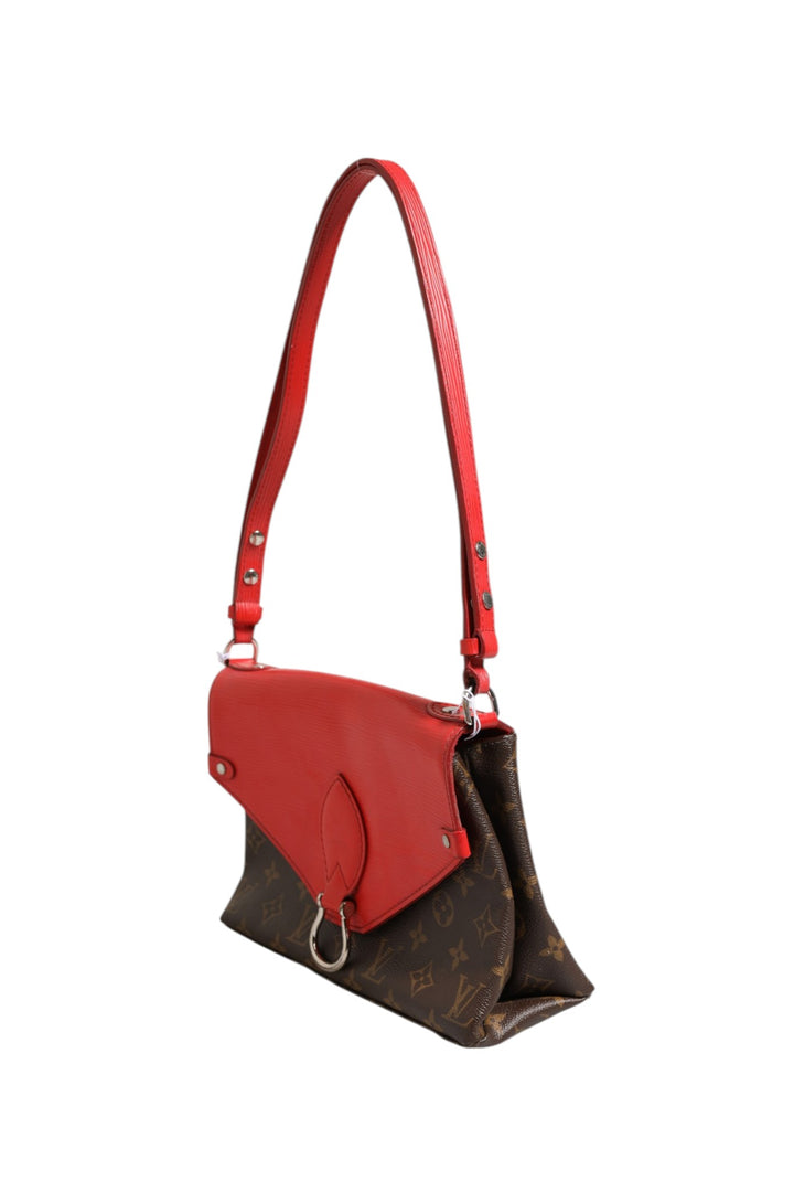 Saint Michel Monogram Epi Shoulder Bag Coquelicot Louis Vuitton