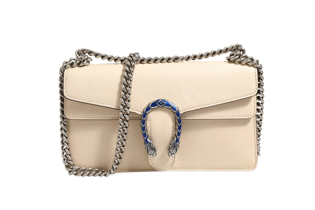 Dionysus White Leather Handbag Gucci