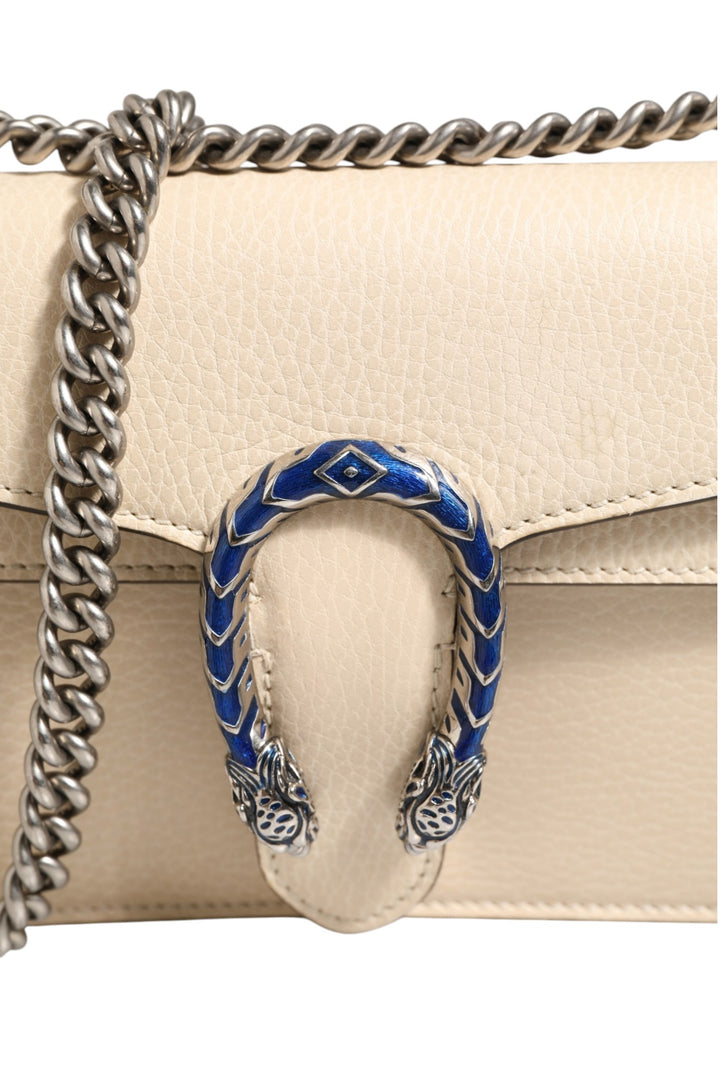 Dionysus White Leather Handbag Gucci