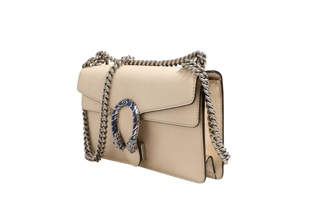 Dionysus White Leather Handbag Gucci