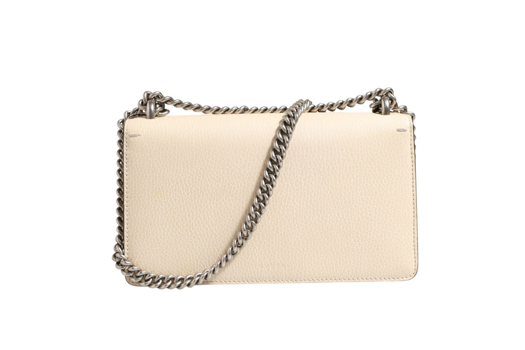 Dionysus White Leather Handbag Gucci