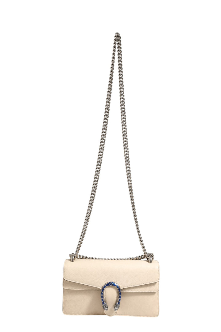 Dionysus White Leather Handbag Gucci