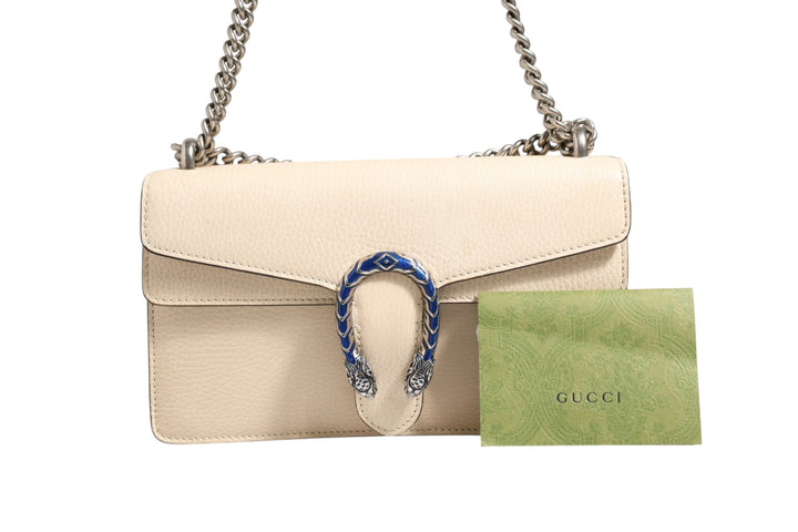 Dionysus White Leather Handbag Gucci