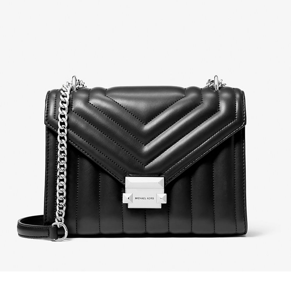 Black Fur Shoulder Bag Michael Kors