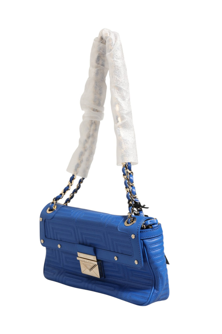 Couture Quilted Leather Shoulder Bag Versace