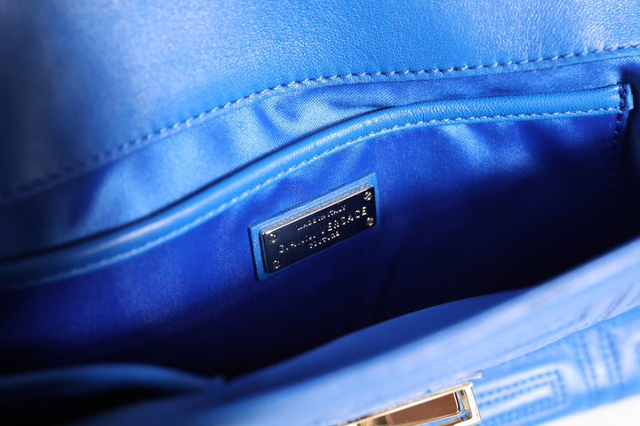 Couture Quilted Leather Shoulder Bag Versace
