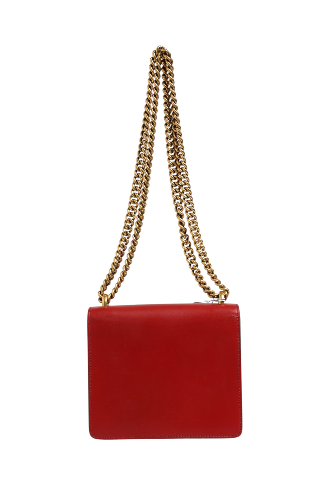 Marmont small shoulder bag in Rosso Ancora red leather Gucci
