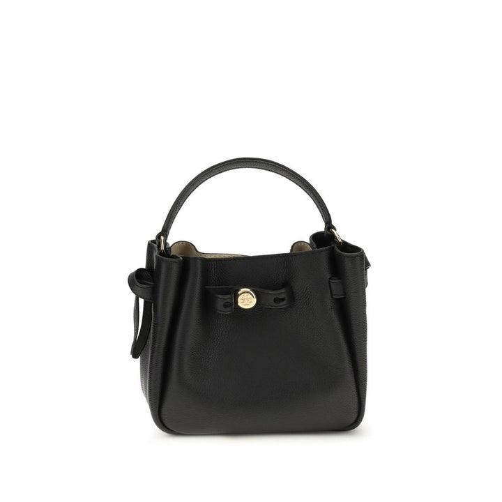 Black Calf Leather Bos Taurus Backet Bag Tory Burch