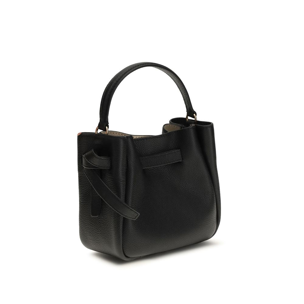 Black Calf Leather Bos Taurus Backet Bag Tory Burch