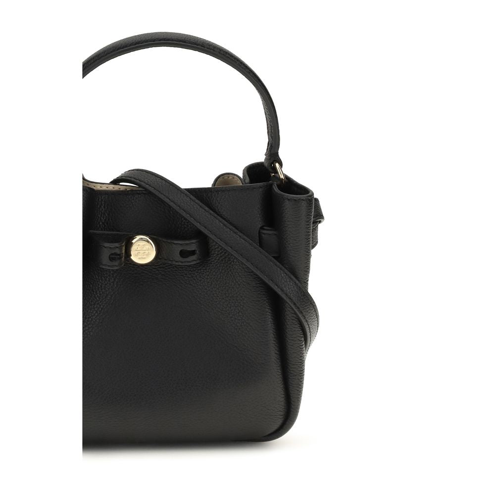 Black Calf Leather Bos Taurus Backet Bag Tory Burch