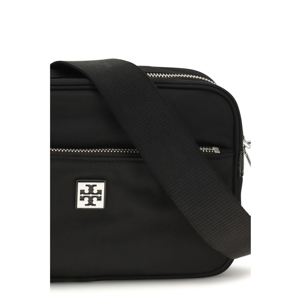 Black Polyamide Shoulder Bag Tory Burch