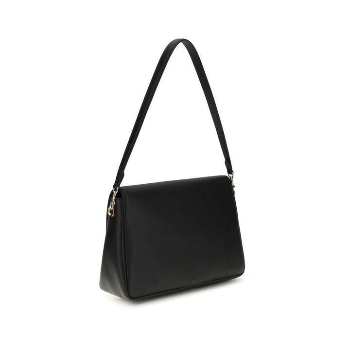 Black Calf Leather Bos Taurus Shoulder Bag Tory Burch