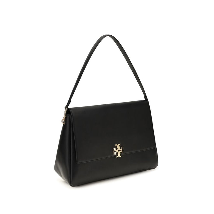 Black Calf Leather Bos Taurus Shoulder Bag Tory Burch