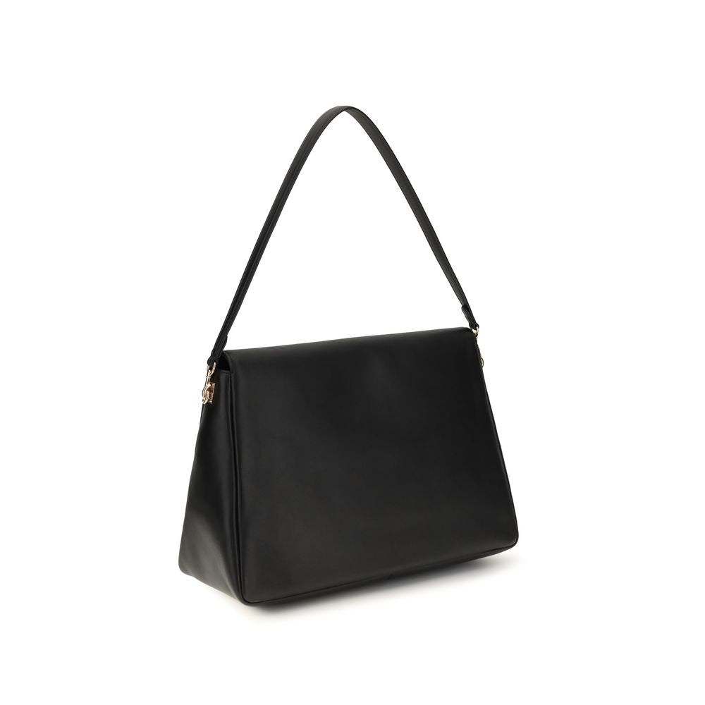 Black Calf Leather Bos Taurus Shoulder Bag Tory Burch