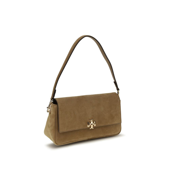Beige Leather Shoulder Bag Tory Burch