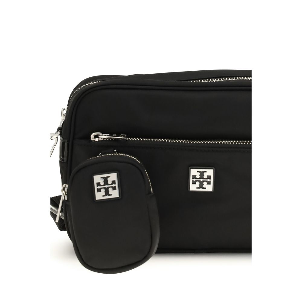 Black Polyamide Shoulder Bag Tory Burch