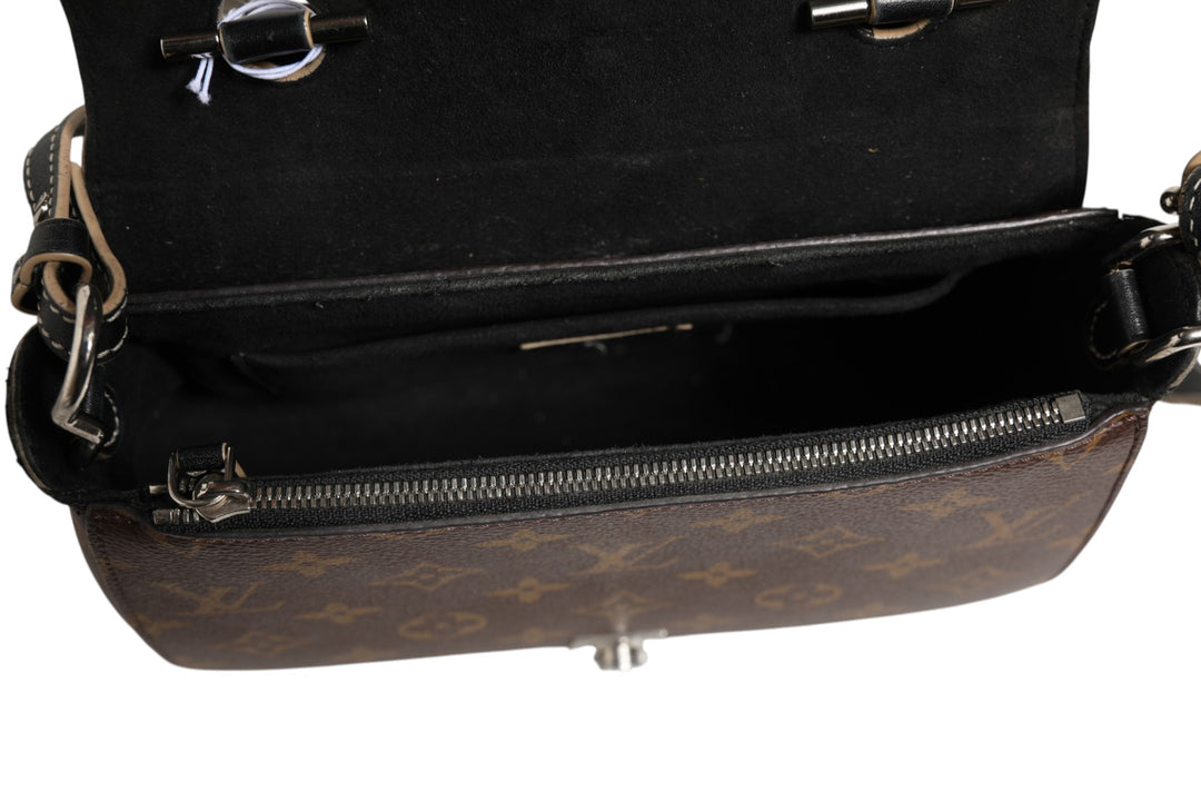 Calfskin Monogram Chain It Bag PM Black Louis Vuitton